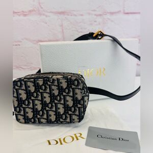 Dior CD Oblique Belt Fanny Bum Pouch Crossbody Bag